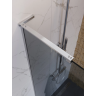 Душевая перегородка BELBAGNO UNO UNO-L-1-TB-110-GR-Cr 110 см, профиль хром, стекло графитовое