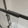 Душевая шторка на ванну BELBAGNO LUCE-VF-11-80/145-C-NERO