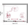 Душевой уголок BELBAGNO ACQUA-AH-1-130/80-C-Cr
