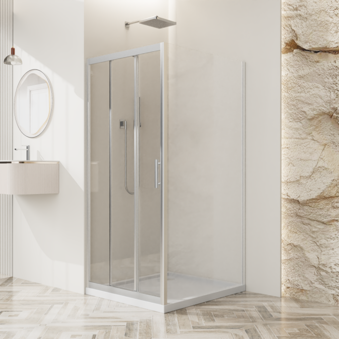 Душевой уголок BELBAGNO UNO-195-AF-31-100-C-NERO