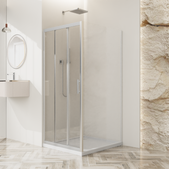 Душевой уголок BELBAGNO UNO-195-AF-31-90-C-Cr