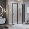 Душевой уголок BELBAGNO UNO-195-AH-1-130/100-C-NERO