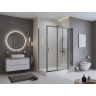 Душевой уголок BELBAGNO UNO-195-AH-1-140/90-C-NERO