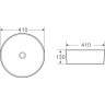 Раковина 41x41 см BELBAGNO BB1315-H311