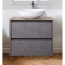 Тумба Cemento Grigio 60 см BELBAGNO KRAFT KRAFT-600-2C-SO-CG