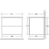 Тумба Rovere Nature 59,6 см BELBAGNO ETNA ETNA-600-2C-SO-RN-P