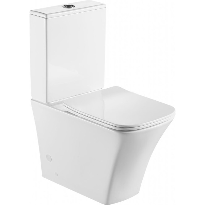 Унитаз-компакт безободковый BELBAGNO BB052CPR/BB052SC