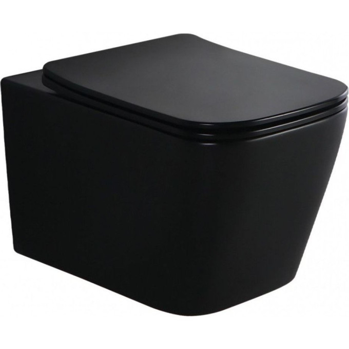 Унитаз подвесной безободковый BELBAGNO BB3202CHR-MB/BB3202SC-MB