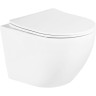 Унитаз подвесной безободковый BELBAGNO BB520CHR/BB2322SC